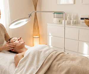 Professionelle kosmetische Behandlung mit persönlicher Betreuung