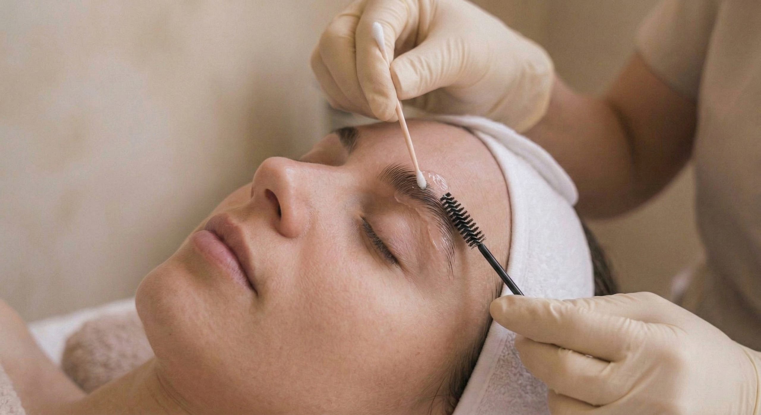 Browlifting und Lashlifting – Styling im Studio