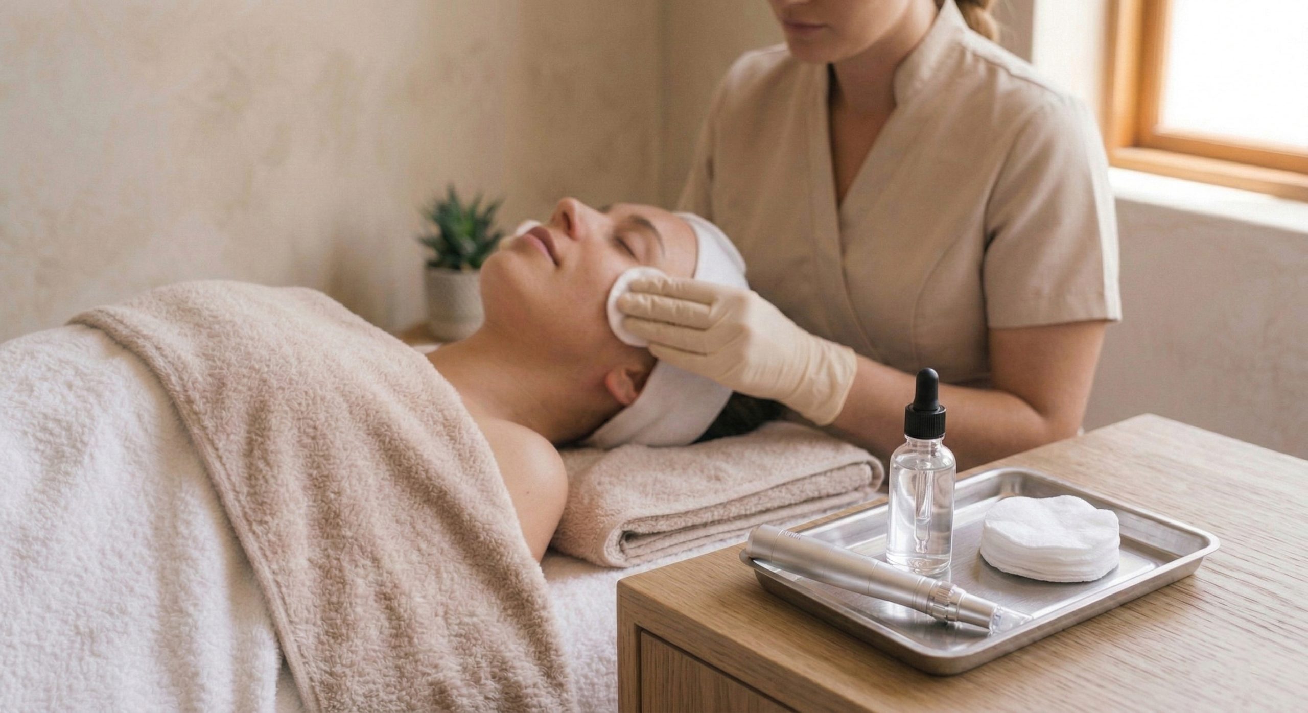 Microneedling mit Fruchtsäure – intensive Kombibehandlung im Studio